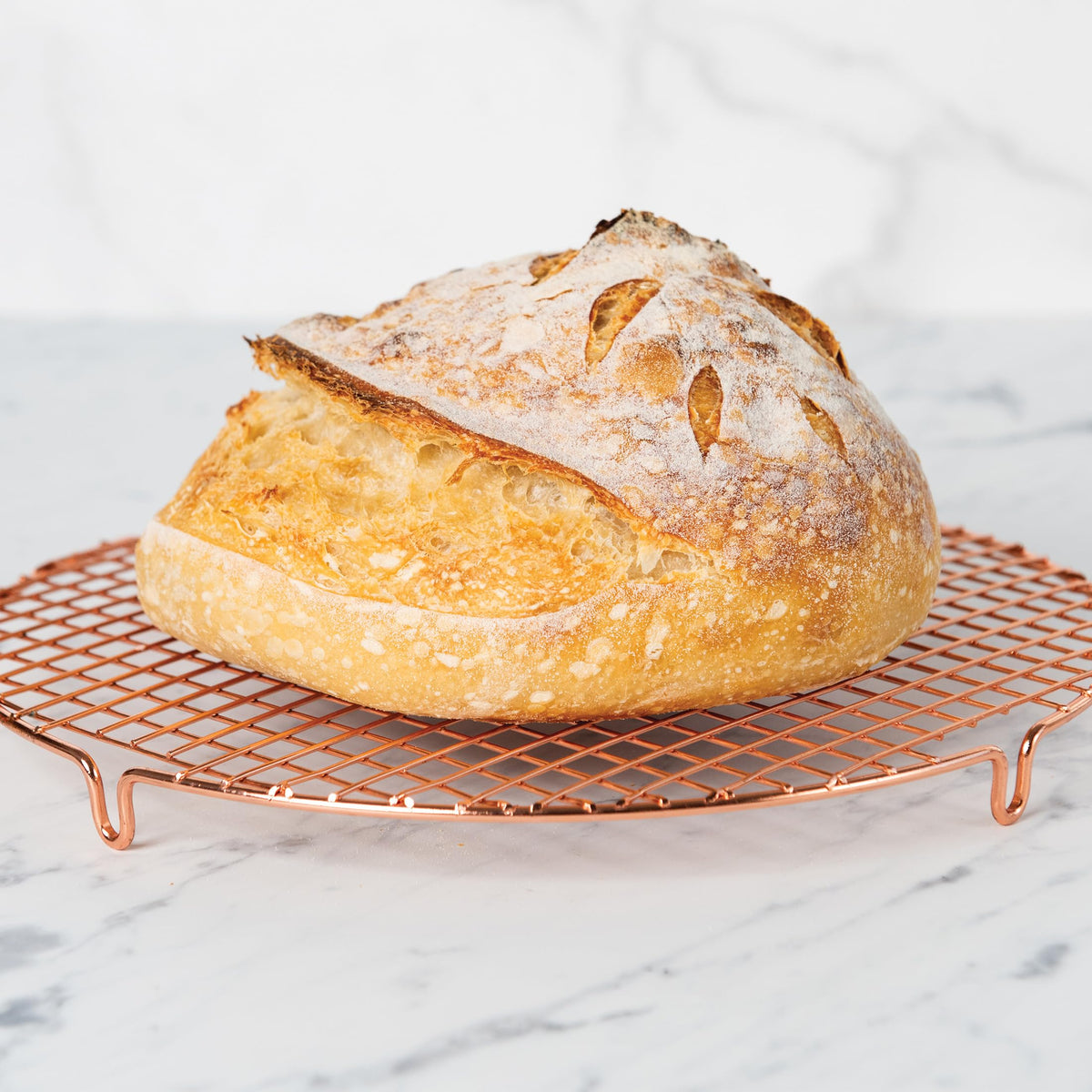 Sourdough Bread Baking Pan with Lid by Nordic Ware – Baking Pan + Lid, Aluminum, Cream, Model 42159AMZM