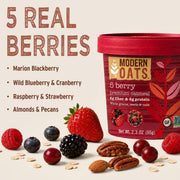Modern Oats 5 Berry / 2.3 Ounce (Pack of 12) / 12 Breakfast Foods