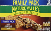Nature Valley Sweet & Salty Nut Peanut Almond Dark Chocolate Granola Bars, 15 Ounce