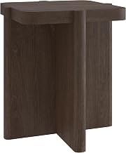 Henn&Hart 20" Square Side Table, Nightstand, End Table, Heritage Oak