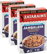 Zatarain's Reduced Sodium Jambalaya Rice Dinner Mix, 12 oz (Pack of 3)