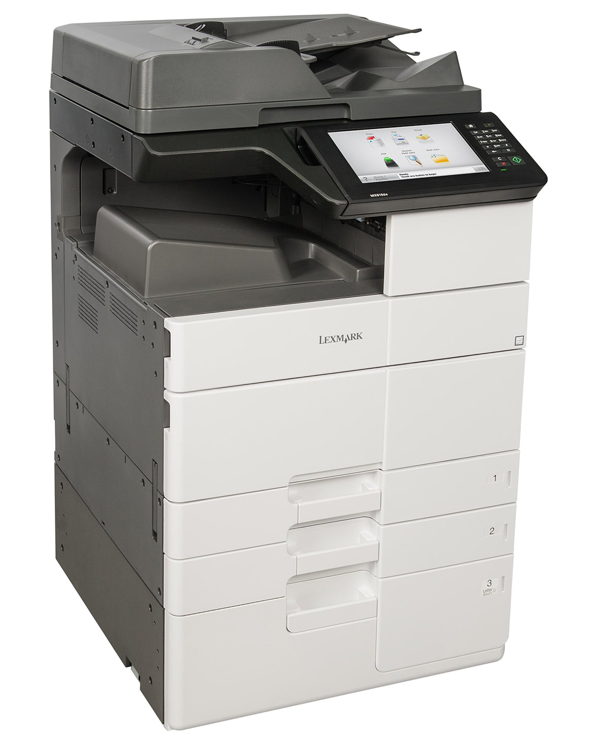 MX910 MX912DXE Laser Multifunction Printer - Monochrome - Plain Paper Print - Desktop by Lexmark – 45.4"x24.2"x27.4", Plastic, Monochrome, Model 26Z0102