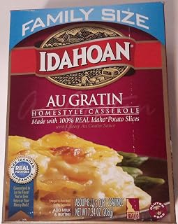 Idahoan Au Gratin Casserole Family Size, 7.34 Ounce
