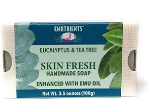 Montana Emu Ranch - Skin Fresh Handmade Soap 3.5 Ounce Bar - Made with Eucalyptus, Tea Tree, and Cajeput Oils