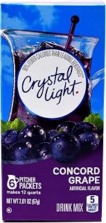 Crystal Light Concord Grape, 12-Quart Canister Box (Pack Of 22 Boxes)