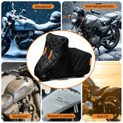 Commercial Waterproof Motorcycle Cover for Cobra CX50SRX FWE |Anti-Hail Motorbike Covers Indoor Outdoor Storage Heavy Duty Oxford Fabric by GgJjCv – for CX50SRX FWE, 300D Oxford + Cotton Lining, Black, Model GJJHMOTO-CA-260427-AEN553