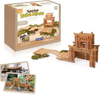 Guidecraft Tabletop Notch Blocks - Eastern 87 pc. Set
