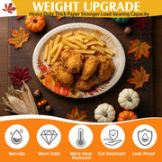 Pajean Thanksgiving Dinnerware Set, 350 Pieces, Gold Pumpkin