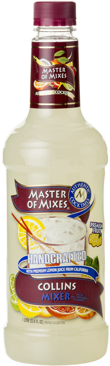 Tom Collins by MASTER OF MIXES – 33.8 Fl Oz (Pack of 1), Green-01, Model 72558