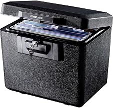 SentrySafe Fire-Safe Security File with Key Lock, 0.6 Cu. Ft. Capacity, Black