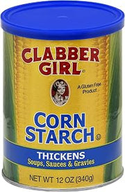 Clabber Girl Gluten-Free Corn Starch, 12 Ounce (Pack of 12)