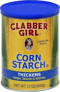 Clabber Girl Gluten-Free Corn Starch, 12 Ounce (Pack of 12)