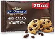 Ghirardelli 60% Cacao Bittersweet Chocolate Premium Baking Chips, 20 oz Bag (Pack of 3)