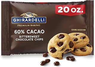 Ghirardelli 60% Cacao Bittersweet Chocolate Premium Baking Chips, 20 oz Bag (Pack of 3)