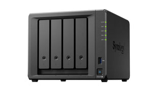 Private Cloud Media Server - Stream by Synology – 166 mm x 199 mm x 223 mm, Metal, Black, Model DS425+