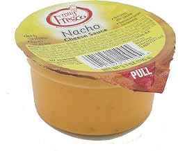 3.8 oz. Microwavable Nacho Cheese Sauce Cup by Muy Fresco – 3.7 Ounce (Pack of 30)