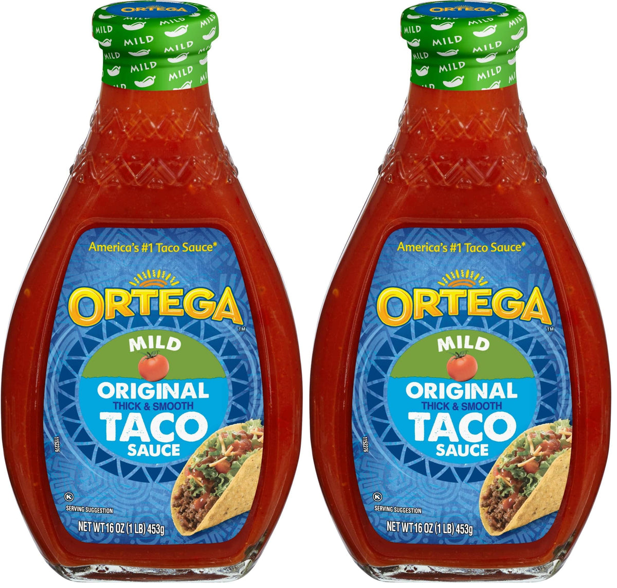 Ortega Original Mild / 16 Ounce (Pack of 2) / Mild Taco Sauce