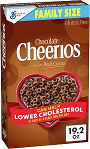 Chocolate Cheerios, Breakfast Cereal with Oats, Gluten Free, 19.2 oz (Pack of 7)