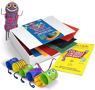 WikkiStix Big Count Box, 468 Wikki Stix - 13 Colors in Cool Storage Box with a 12 Page idea Booklet, Made in The USA