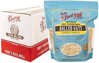 Bob's Red Mill Organic Old Fashioned Rolled Oats, 32oz (4 Pack)