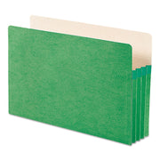 Drop Front Panel Colored File Pockets (Smead) – Legal, Colored stock, Green, Model SMD74226