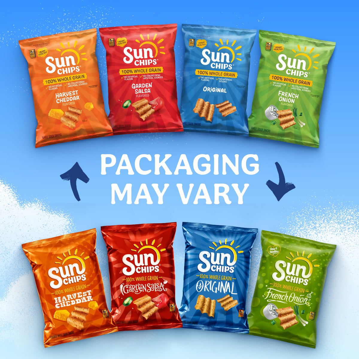 Sunchips Cheddar Cheese / 7 Ounce (Pack of 8) / 8 Vegetable