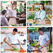 Birthday Pattern Pink 3-Pocket Server Apron Professional Waist Apron for Waitress by SDMKA – 25.2" x 11.8", Polyester, I310, Model g513182367p1023c1088s2479