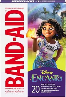 BAND-AID Brand Adhesive Bandages, Disney Encanto, Assorted Sizes, 20 Count