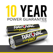 Ultra Pro Alkaline AA Batteries by Rayovac – 8 Count, Model 620-AL-AA