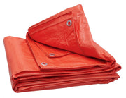 16 Ft X 20 Ft Orange Tarp - 3.3 Oz. by HARPSTER TARPS – High Density Polyethylene (HDPE), Orange, Model O16x20