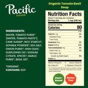 Organic Tomato Basil Soup by Pacific Foods – 32 Fl Oz (Pack of 12), Pack of 12