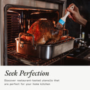 Made In Stainless Roasting Pan With Rack, 18.45 Inch, Silver