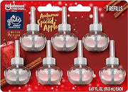 Glade PlugIns Refills Air Freshener, Scented and Essential Oils for Home and Bathroom, Autumn Spiced Apple, 4.69 Fl Oz, 7 Count