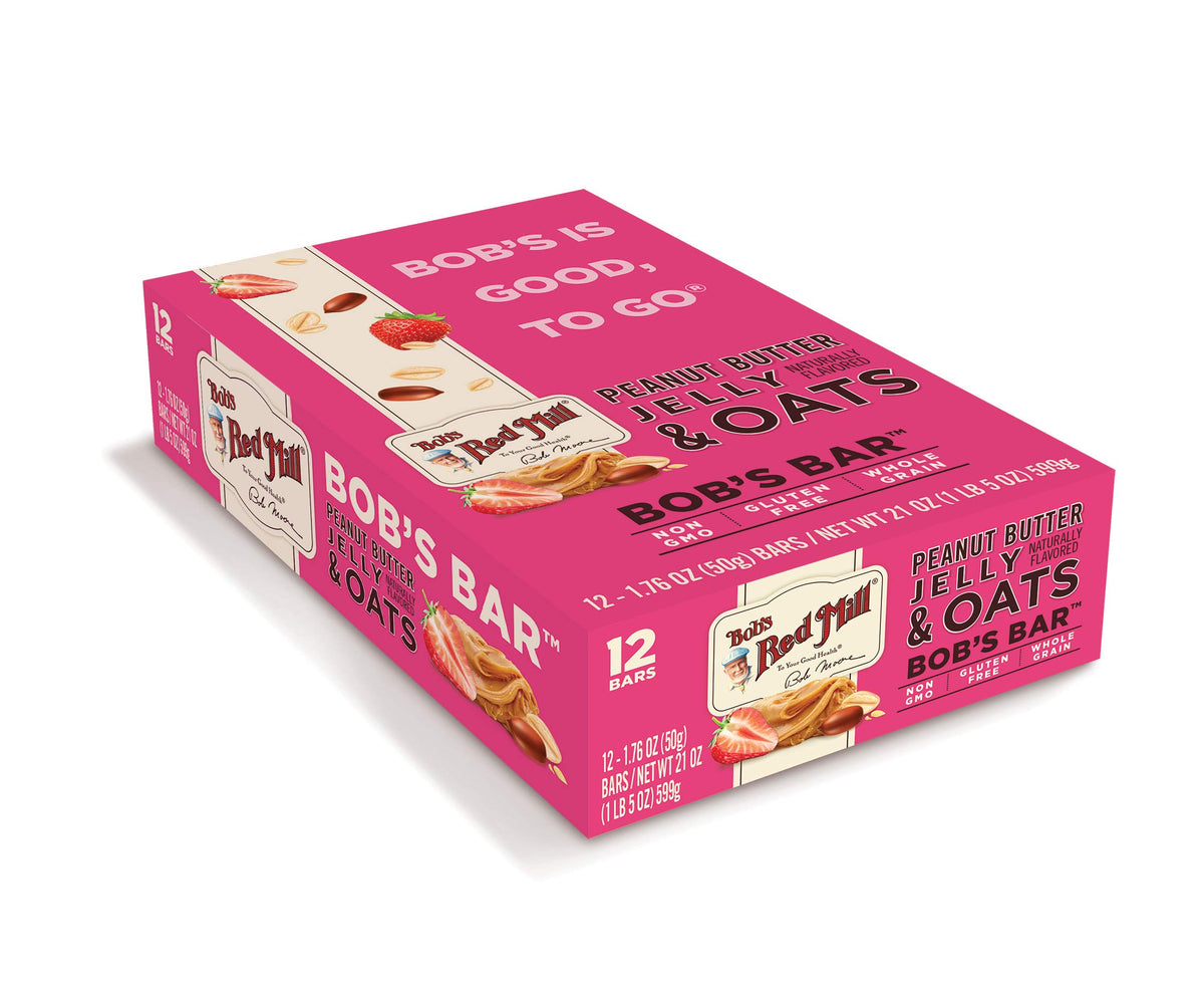 Bob's Red Mill Jelly / 12 bars (1.76 oz each) / 1 Breakfast Foods