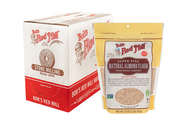 Whole Almond Flour by Bob's Red Mill – 16 Ounce (Pack of 1), Model 96463