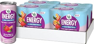 V8 Energy Strawberry Passionfruit Beverage, 6 Count 8 Fl Oz (24 Pack)