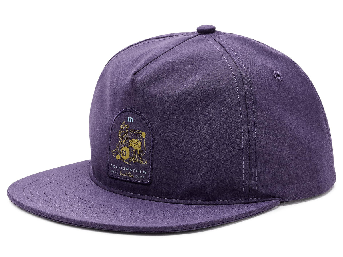 Men's Social Hour HAT Hat by TravisMathew – Polyester Blend, Purple Velvet, Model A46108
