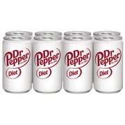 Diet Soda by Dr Pepper – 7.5 fl oz cans, 8 pack, Pack of 8, Model 10090210