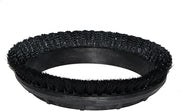 Bissell BigGreen Commercial 237.049BG Carpet Shampoo Brush, 0.012" Bristle Diameter, Crimped 6.6 Nylon for BGEM9000 Easy Motion Floor Machine, 12", Black