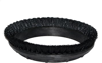 Bissell BigGreen Commercial 237.049BG Carpet Shampoo Brush, 0.012" Bristle Diameter, Crimped 6.6 Nylon for BGEM9000 Easy Motion Floor Machine, 12", Black