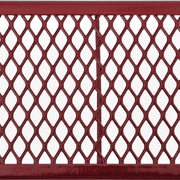 Global Industrial Red / 62 inches x 48 inches x 29.5 inches / Industrial Picnic Tables