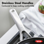 12" Nonstick Frying Pan Skillet by OXO – 12" Frying Pan, 3.0 cups, Ceramic, Black, Model CC008394-001