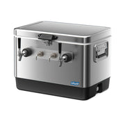Coldbreak Brewing, LLC JOCK Stainless Steel Jockey Box, 54 qt., Silver - 2 Inputs Coils
