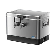 Coldbreak Brewing, LLC JOCK Stainless Steel Jockey Box, 54 qt., Silver - 2 Inputs Coils