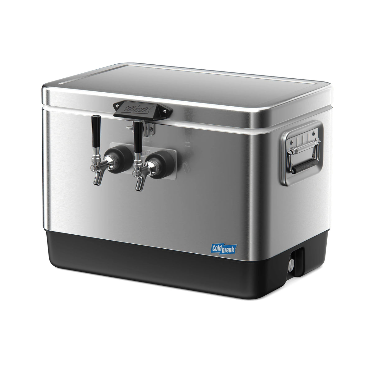 Coldbreak Brewing, LLC JOCK Stainless Steel Jockey Box, 54 qt., Silver - 2 Inputs Coils