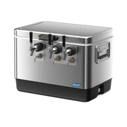 Coldbreak Brewing, LLC JOCK Stainless Steel Jockey Box, 54 qt., Silver - 3 Inputs Coils
