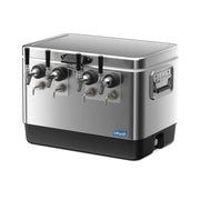 Coldbreak Brewing, LLC JOCK Stainless Steel Jockey Box, 54 qt., Silver - 4 Inputs Coils