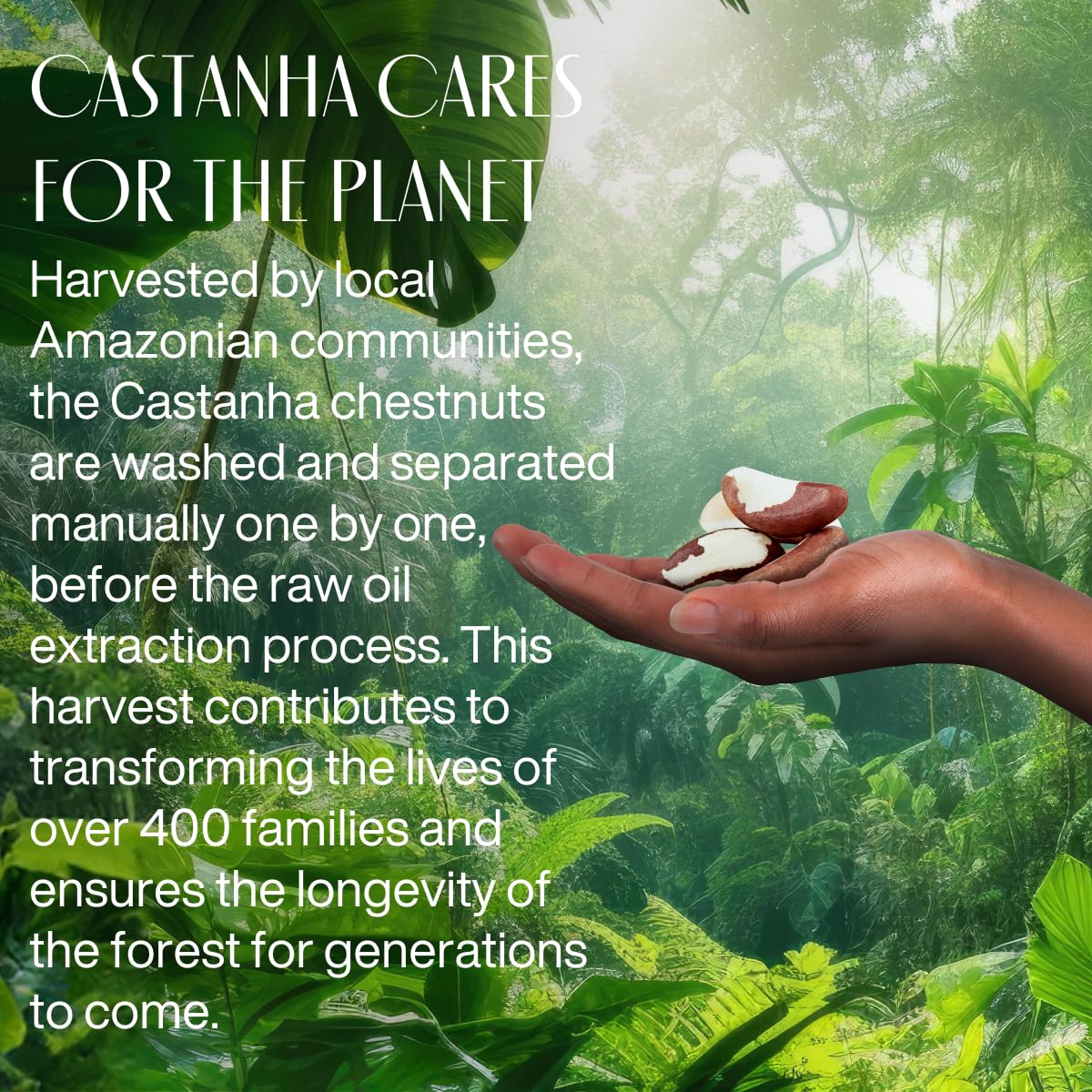Brazil Nut Nourishing Foot Cream - Nourish & Soothe Dry Skin - Fast Absorbing - With Castanha Oil to Deeply Moisturize - Vegan & Cruelty-Free - 2.6 oz (75g) by natura – Model