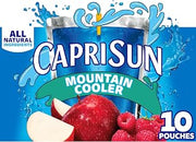 Capri Sun Juice Drink, 10 ct Box Mountain Cooler, 6 fl oz Pouches