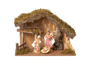 by Roman 3 Figure Nativity Set with Italian Stable by Fontanini – Multicolor, Pack of 4, Model 54854